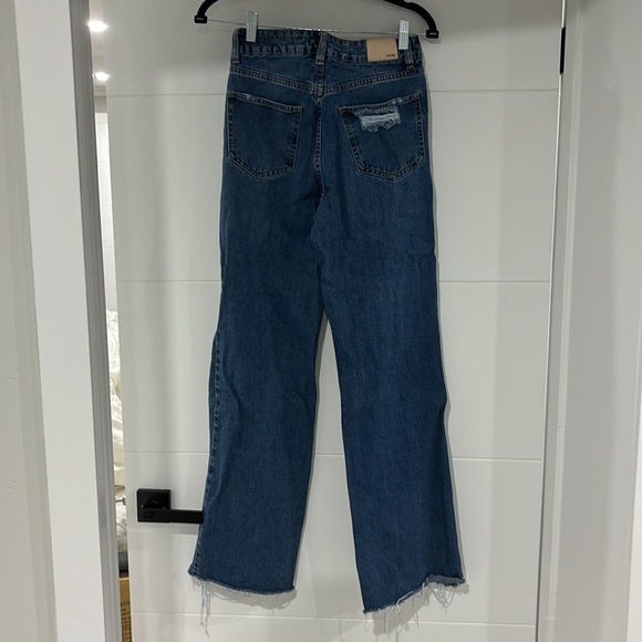 AEROPOSTALE dark blue high rise distressed denim - Picture 3 of 5